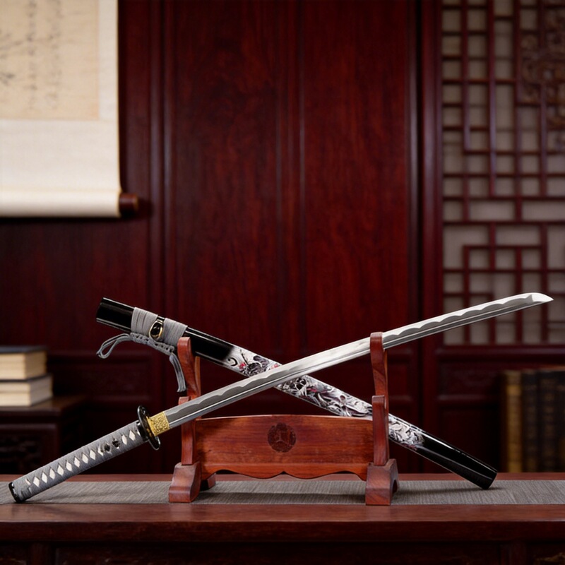 Longquan Longhao Swords and Swords: Cangling Japanese Samurai Blade, Unsharpened Collectible Katana Samurai Sword, Cross-Border Gift Longquan Longhao Swords and Swords: Cangling Japanese Samurai Blade, Unsharpened Collectible Katana Samurai Sword, Cross-Border Gift