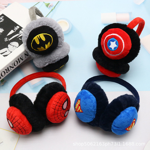 Children's cartoon ear covers cute ear muffs winter boys kids outdoor ear warmers for girls warm ear hangers wholesale
