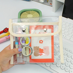 韓國ins可愛收納袋卡通少女心化妝品收納多用途學生用收納包