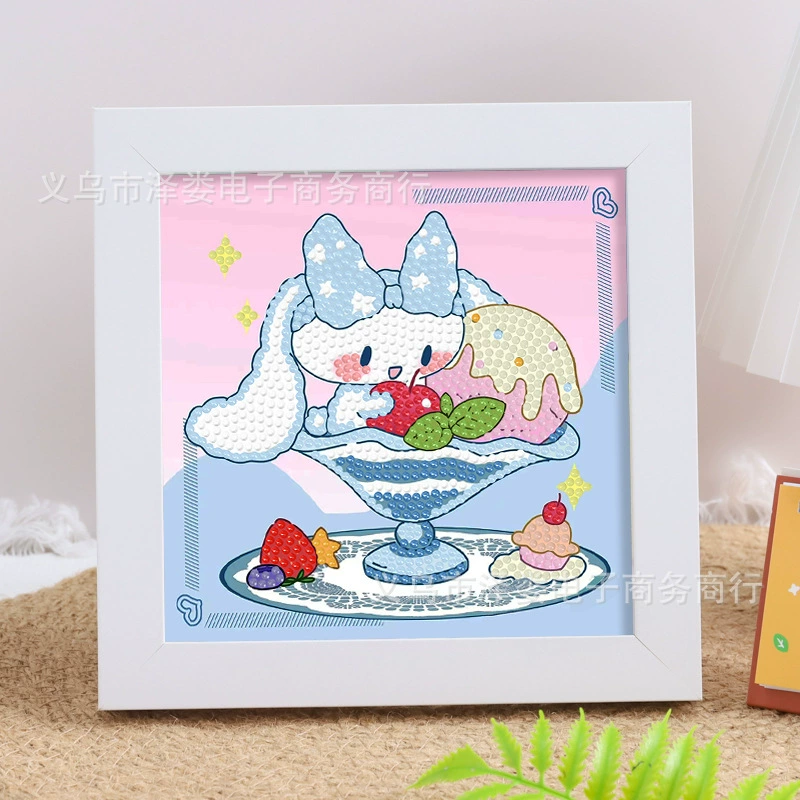 Набор для алмазной вышивки (Sanrio) Пикачу в раме, 17×17 см, комплект для полного стежка DIY
