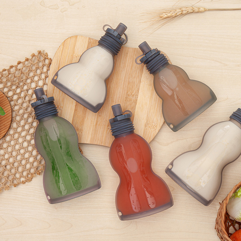 硅胶母乳储奶袋母婴用品宝宝辅食袋便携保鲜食品级母乳储存袋