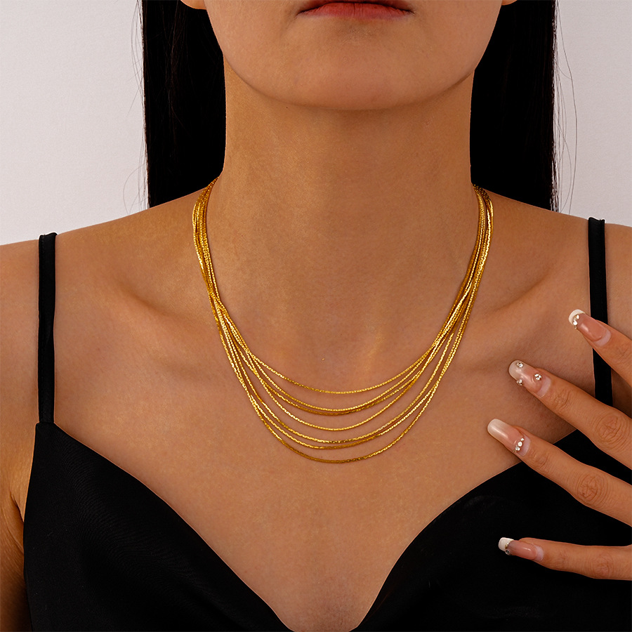 Luxe parelketting met magnetische sluiting voor dames_voghion.com