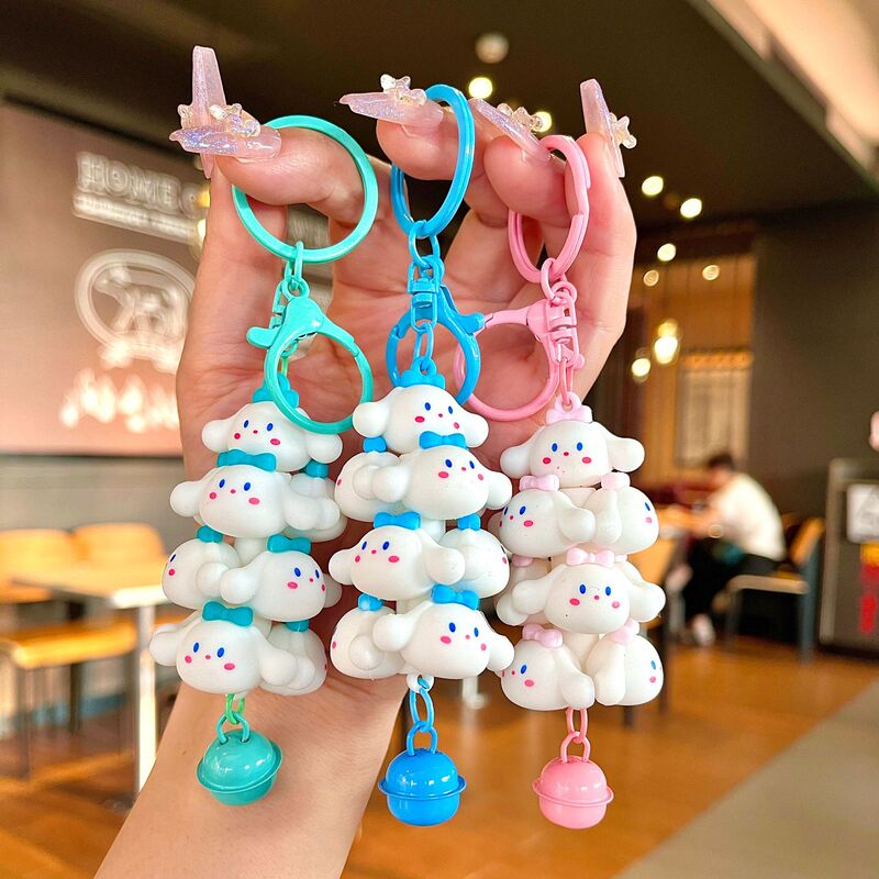 Cinnamon Dog Strawberry Bear Stacking Panda Keychain Pendant Pvc Car Keychain Couple Bag Pendant Wholesale Cinnamon Dog Strawberry Bear Stacking Panda Keychain Pendant Pvc Car Keychain Couple Bag Pendant Wholesale