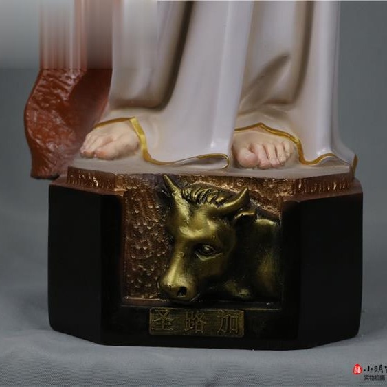 60cm San Lucas cuatro adornos de historia sagrada escultura de la iglesia de la casa decoración de la estatua de la sala de estar