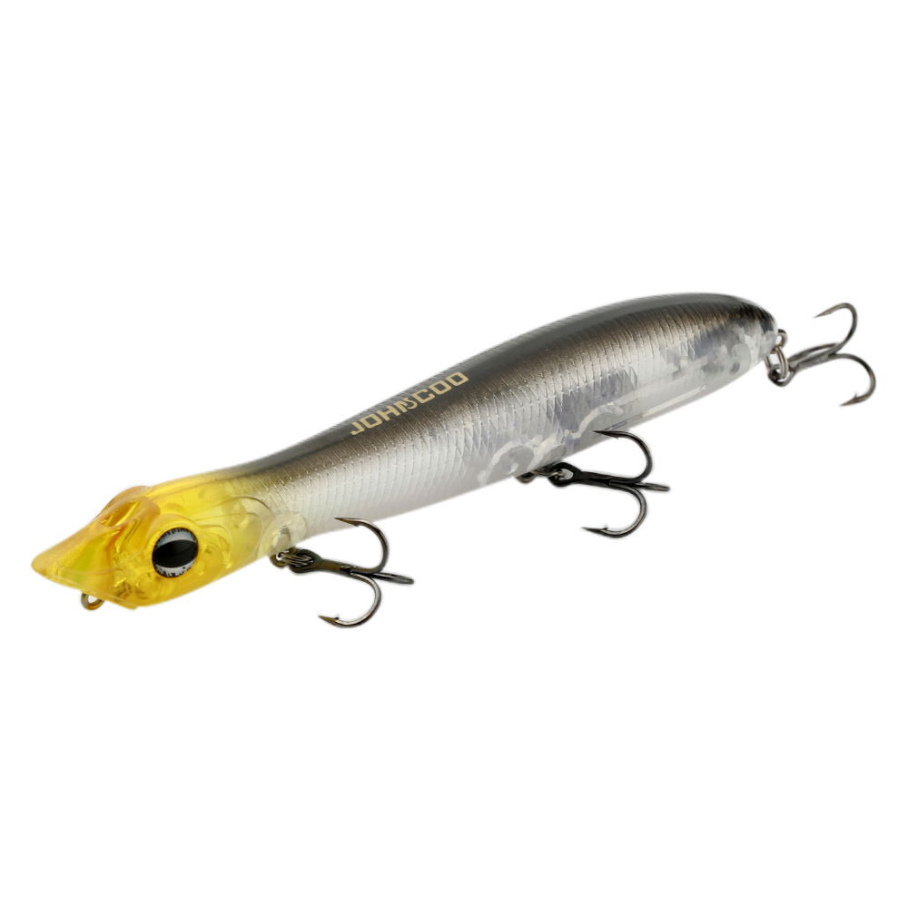 Luya cebo transfronterizo 125mm17.5g onda escalada cebo flotante cebo duro Popper cabeza de serpiente flotante Luya cebo