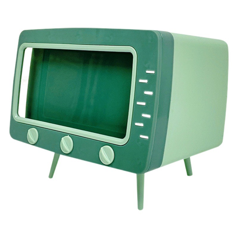 Caja de pañuelos de TV Luz de lujo de plástico sala de estar mesa de café caja de almacenamiento multifuncional inodoro caja de pañuelos de escritorio