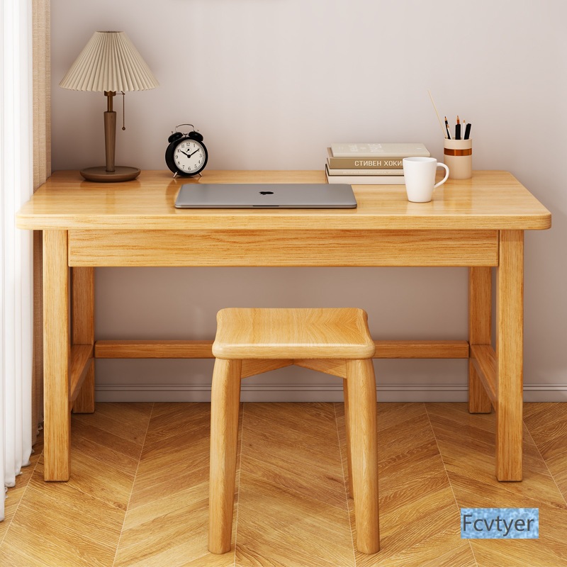 Solid Wood Desk Computer Desk Desktop Student Home Study Writing Desk Bedroom Simple Desk Workbench Table