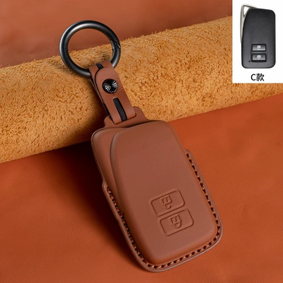 Car key bag | nx200 lx570 bag genuine - type-c-amber-brown-2-keys