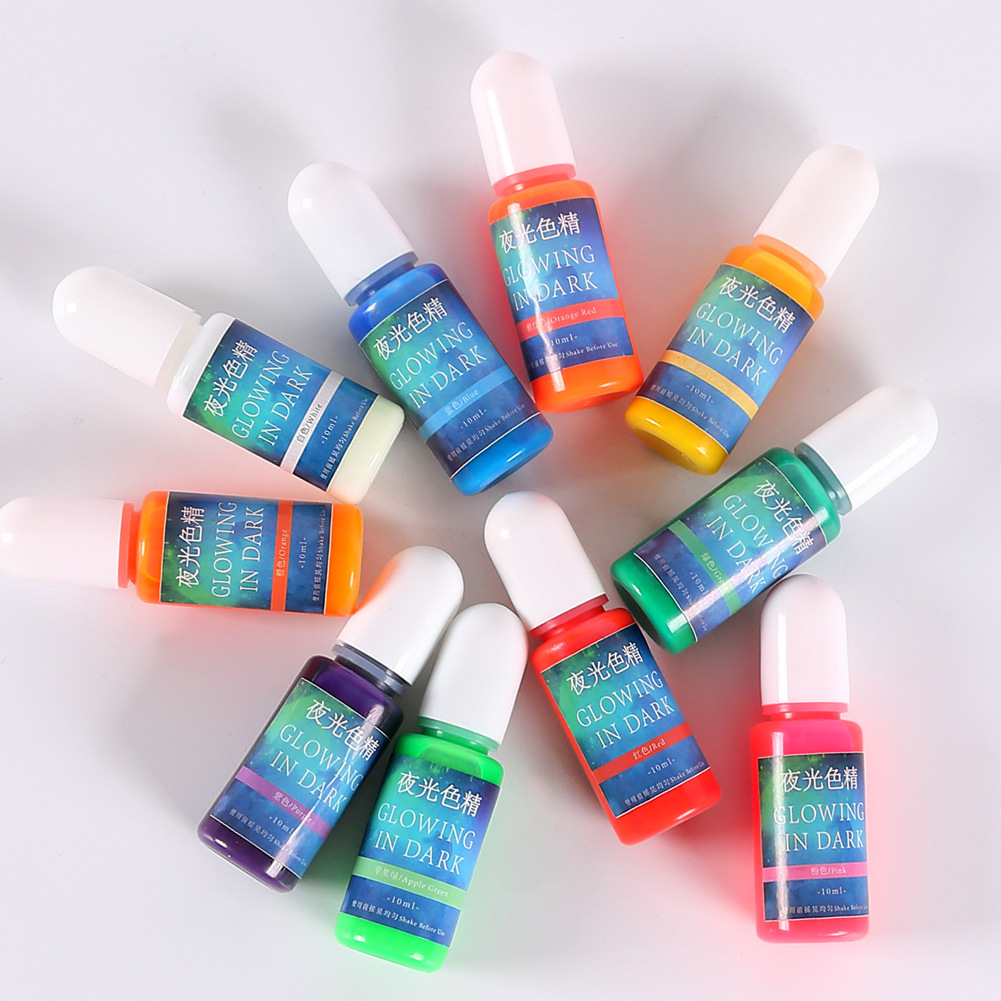 多色可选AB滴胶UV色精套装 DIY树脂颜料高浓度实色水晶滴胶色精