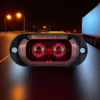 Внешняя торговля взрывает грузовик E8 2LED ледяная птица объектив боковой свет 12-24V прицепной фонарь FT-01
