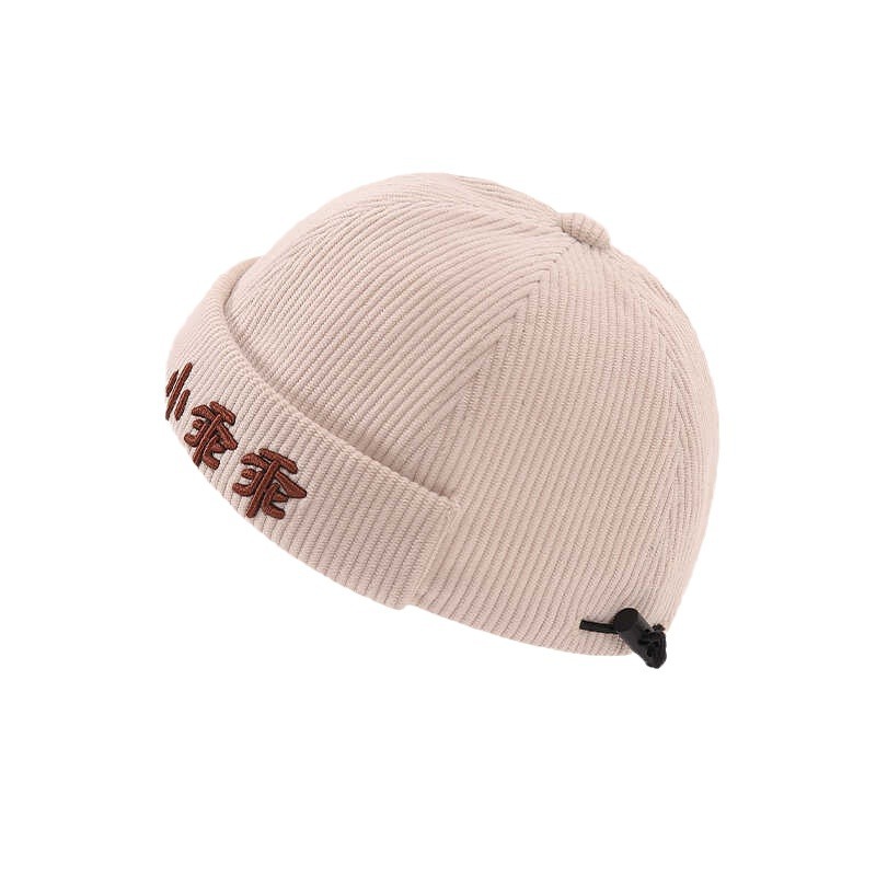 Sombreros de niños otoño y invierno 2024 nueva moda personalidad universal de terciopelo para bebés masculinos sin sombrero