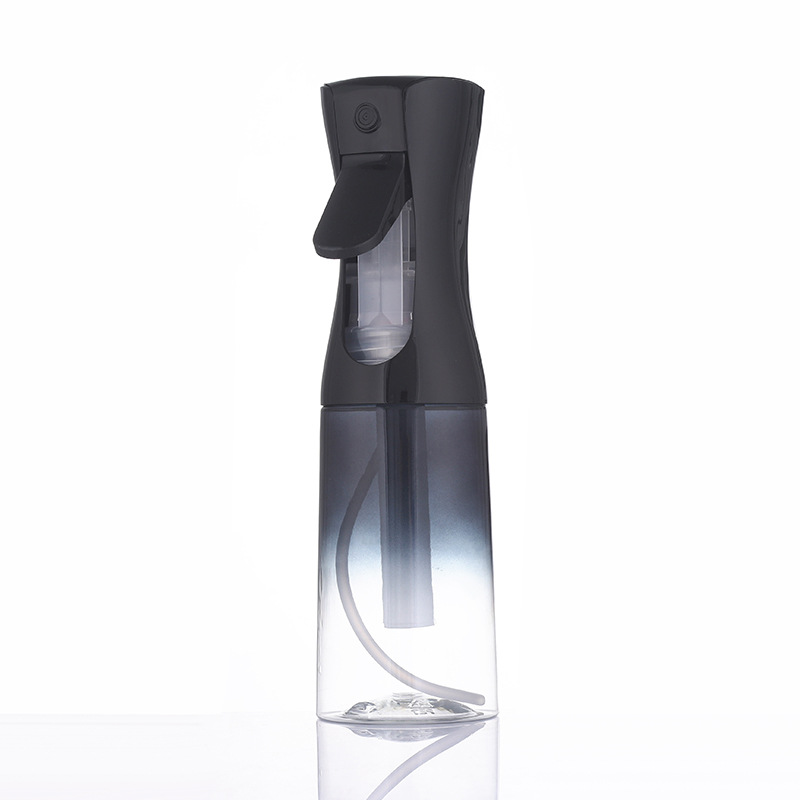 Botella de pulverización continua de alta presión botella de pulverización continua de niebla fina 200ml spray desinfectante 300ml cabello blanco