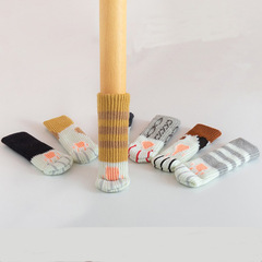 Knitted cat claw door handle gloves, thickened silent stool and chair protective covers, dining table and chair foot covers and foot pads, directly supplied from the manufacturer