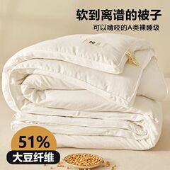 A類の51% 原綿ジャカード大豆繊維は全綿冬に芯抗菌大豆蛋白布団春秋に純綿された