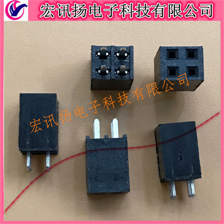 SSW-102-01-T-D Samtec  2.54mm间距 4Pin 黑色插座 现货