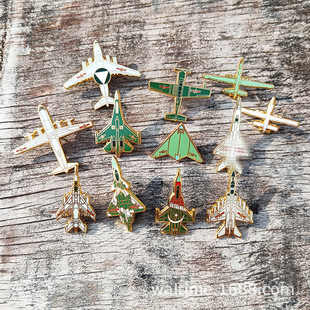 In stock shipment 9 J-16 j-bomber model aircraft brooch air show gift Air Police 2000 badge military fans collection
