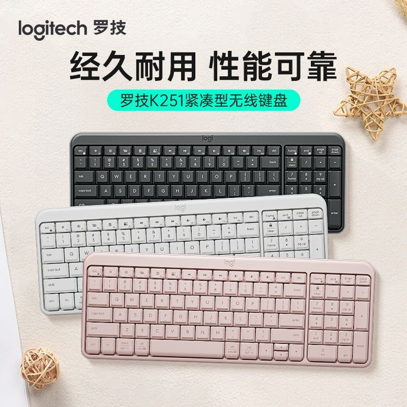 Logitech K251 Wireless Bluetooth Keyboard for Laptops, Business, Office, Desktop, Portable, Home Use, with Long Battery Life Logitech K251 Wireless Bluetooth Keyboard for Laptops, Business, Office, Desktop, Portable, Home Use, with Long Battery Life