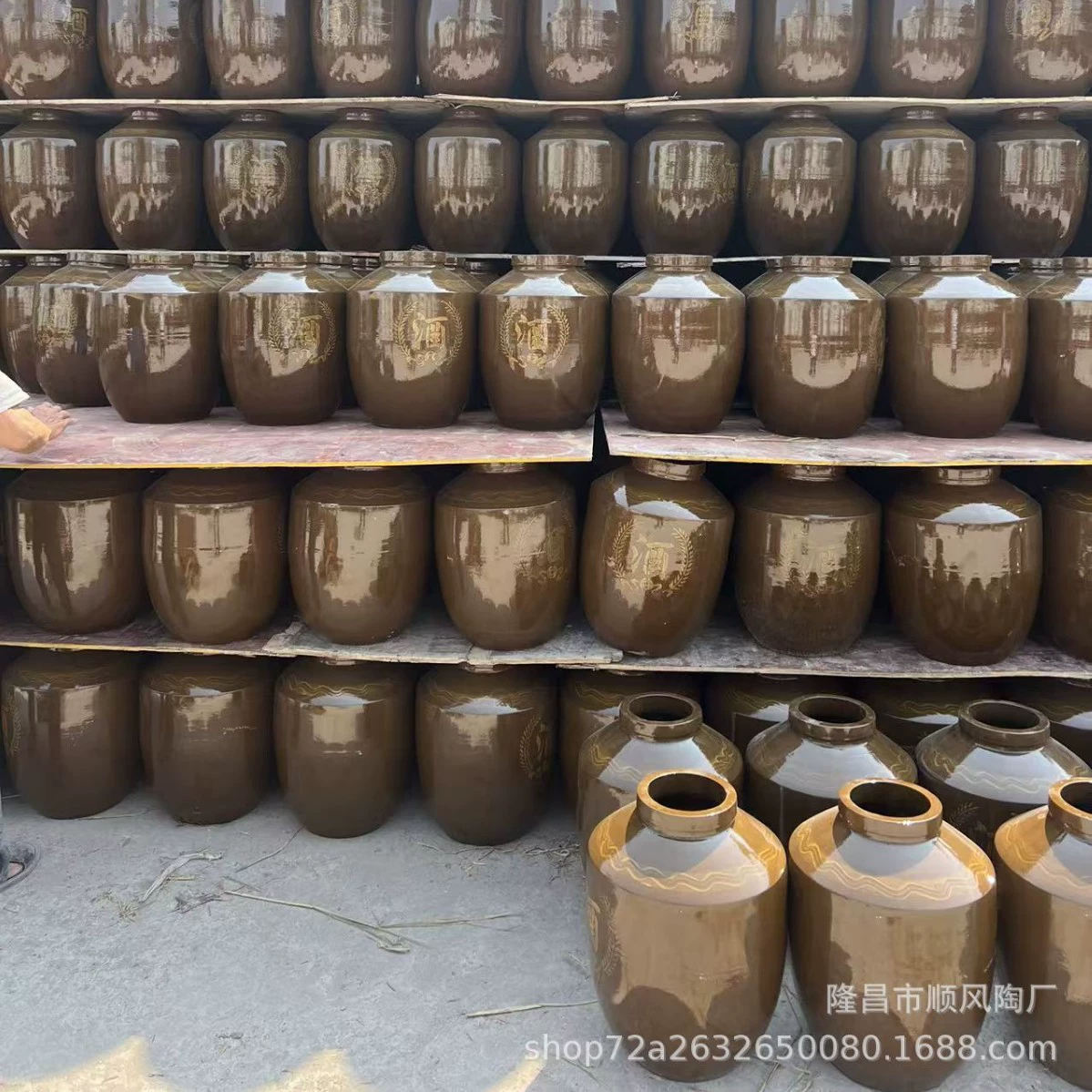 Утолщенная глиняная винная кадка от производителя из Сычуани для хранения винномагазинах, 5kg - 1000kg кадок, керамическая винная кадка, антикоррозийная керамика