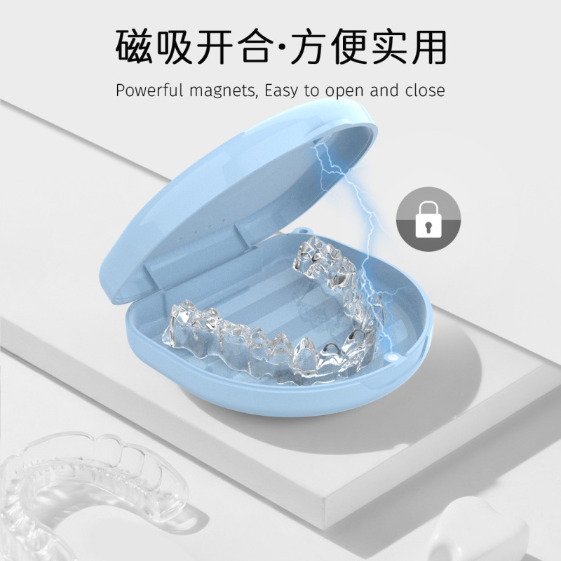 国境を越えた人気の多機能目に見えない矯正器具収納ボックス、矯正リテーナー収納ボックス、矯正リテーナーボックス|undefined