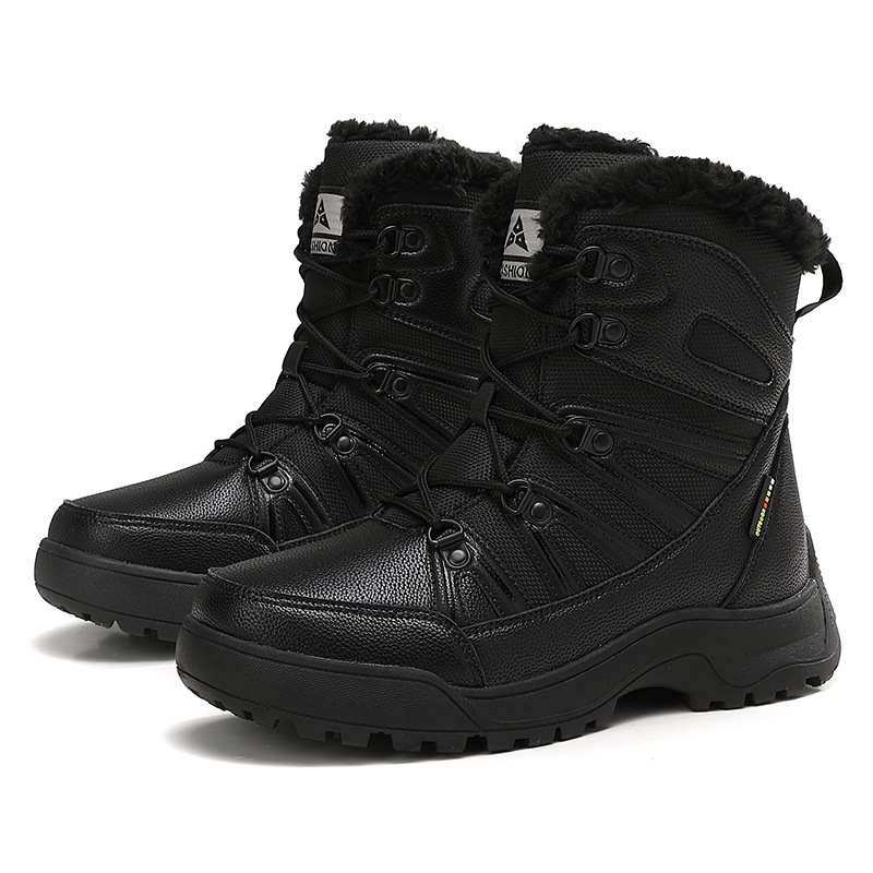 Botas de Nieve Altas para Mujer, Cuero Sintético, Térmico, para Deportes image 8