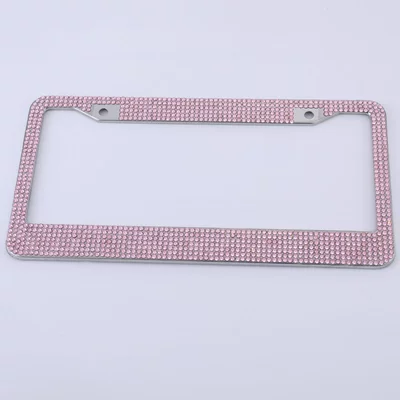License plate holder/license plate holder Diamond-Encrusted License Plate Frame, Diamond Export
