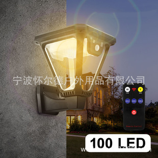 Wilder's New Solar Landscape Light Dual-Use Outdoor Waterproof Wall Light Landscape Light Lawn Spotlight Wall Light