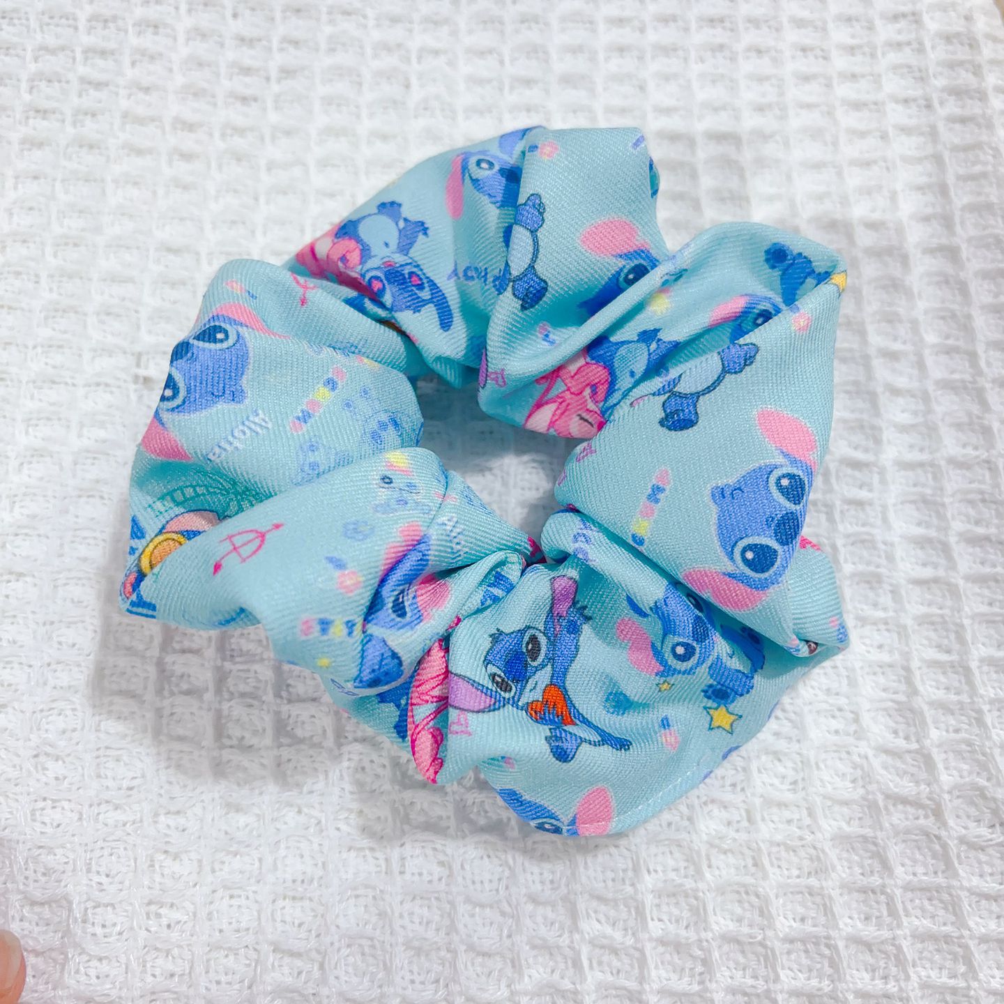 Dibujos animados de lazo para el cabello grueso lindo Rab Bu Stitch accesorios para el cabello de niña bola lazo para el cabello gomas elásticas círculo para el cabello accesorios para el cabello