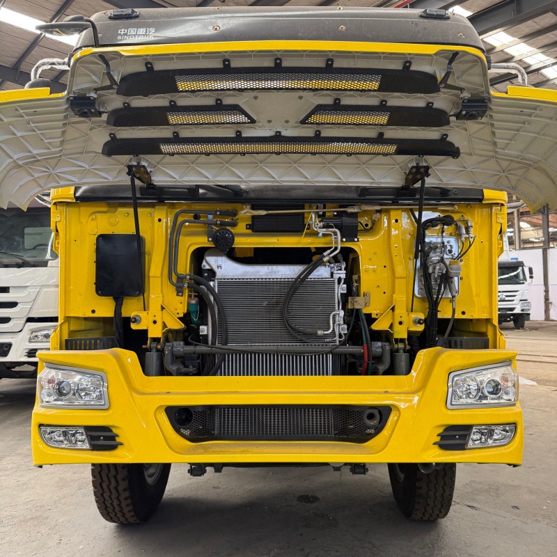 Direct export to Africa of used rear eight-wheel dump trucks for soil and construction transport, HOWO 371 horsepower dump truck