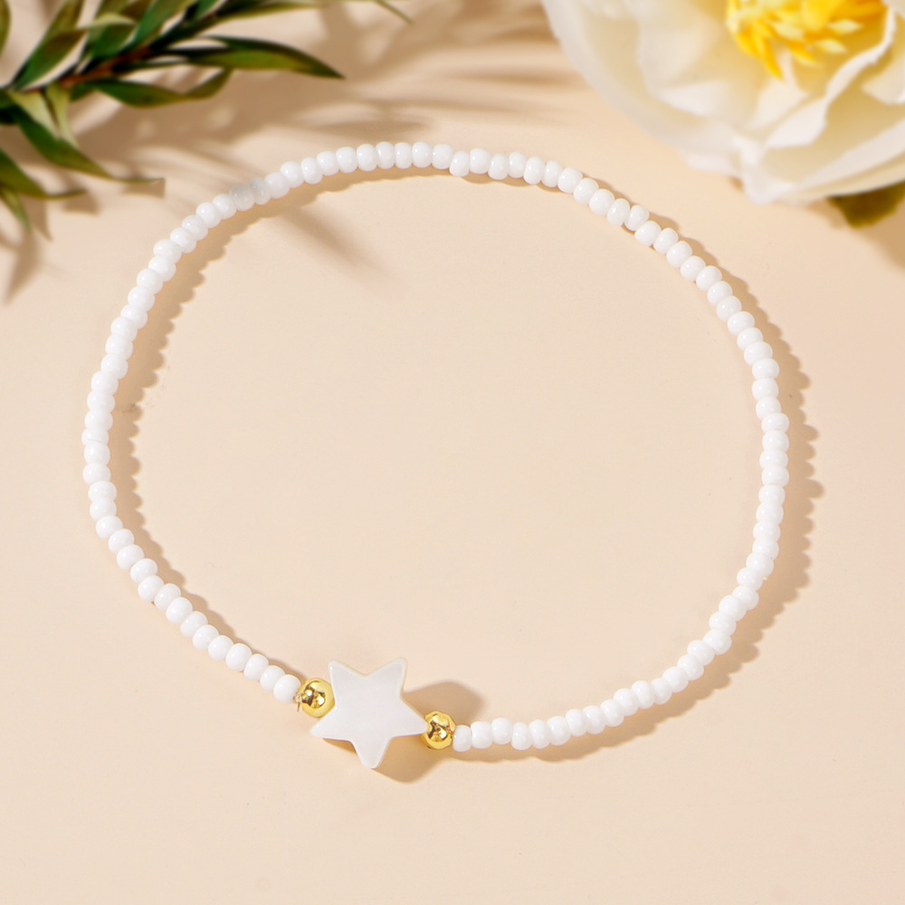Bracciale colorato con perline e stella per donna elegante_voghion.com