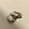 Silver earrings, silver 341 sample