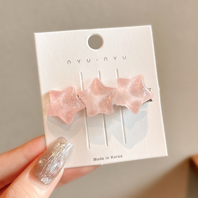 Clip de cabello de flor de leopardo para mujeres clip de cabello de alto nivel frente clip de frangeo 2025 nuevo clip lateral clip de cabello toque