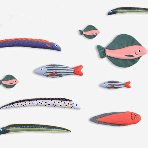 Cat toys, fish, pet cats, self-pleasure, self-entertainment, chew-resistant paper, catnip chew toys, wholesale
