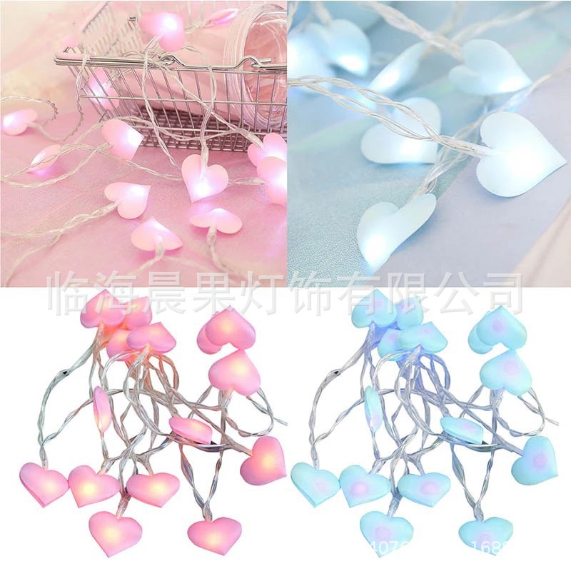 网红灯少女心灯串 LED爱心灯小彩灯宿舍卧室装饰灯