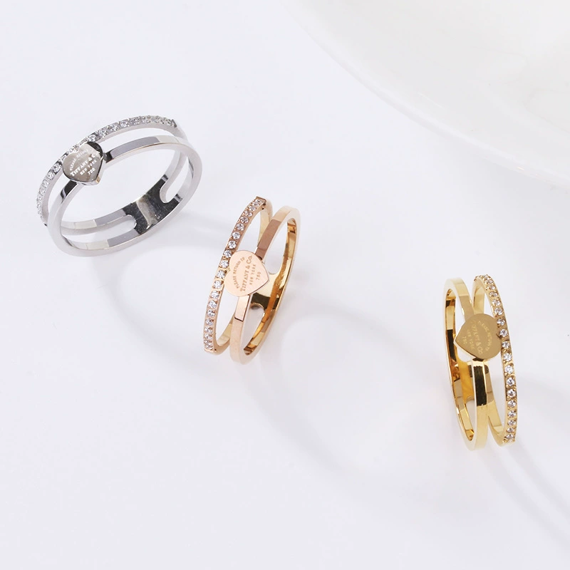 Small design brand retro ring, European style, light luxury style, on index finger