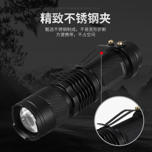 UV Violet Light Flashlight 365NM Aluminum Alloy Banknote Verification Fluorescent Detection UV Scorpion Light Cat Flea Purple Light