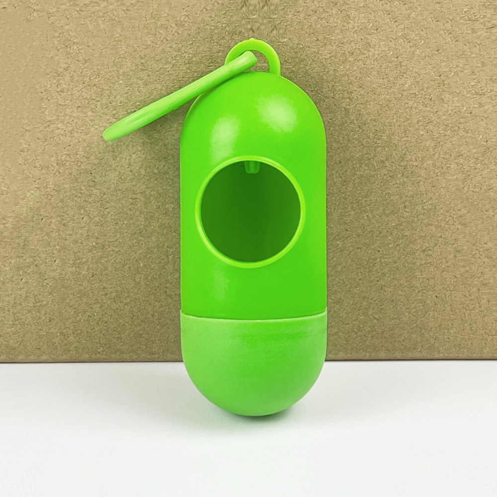 Bolsa transfronteriza de estiércol de perro con dispensador, bolsa de basura para mascotas, suministros de limpieza para mascotas, cápsula pooper, caja de almacenamiento undefined