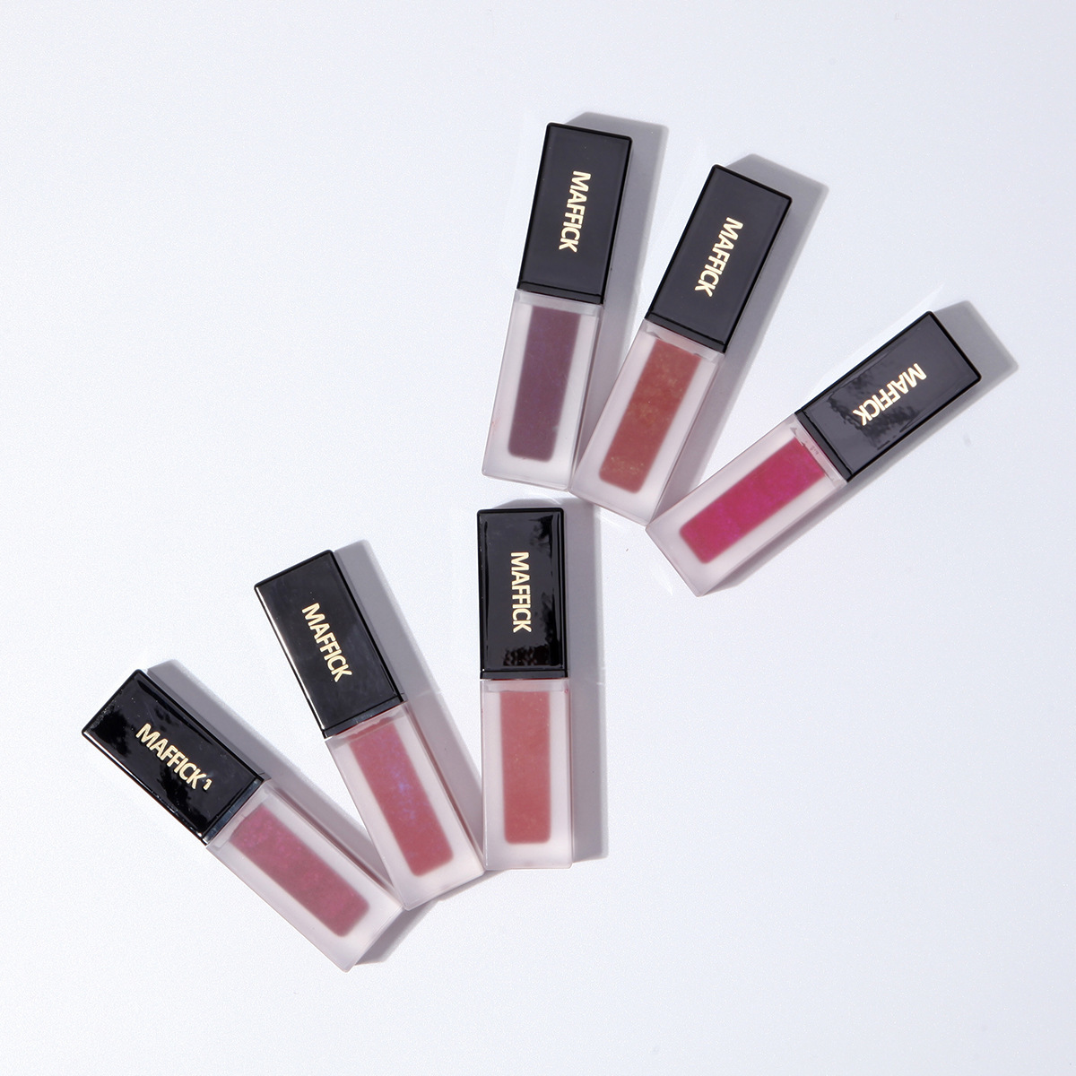 Cross-border bestseller 6-color non-stick cup small square tube lip gloss and non-fading lip gloss undefined