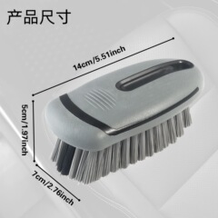 クリーニングブラシ家庭用ハードブラシプラスチック小ブラシ自動車の隙間クリーニングブラシ多機能自動車じゅうたんプラスチックブラシ
