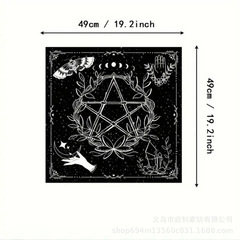 タロットテーブルクロスTarot Tablecloth布マット曼荼羅生命樹蝶花海綿布テーブルクロス