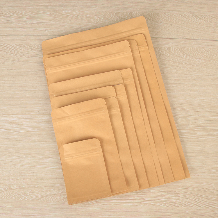 黄牛皮内镀铝自封袋红枣玉米粒自立袋枸杞瓜子糖果休闲食品包装袋