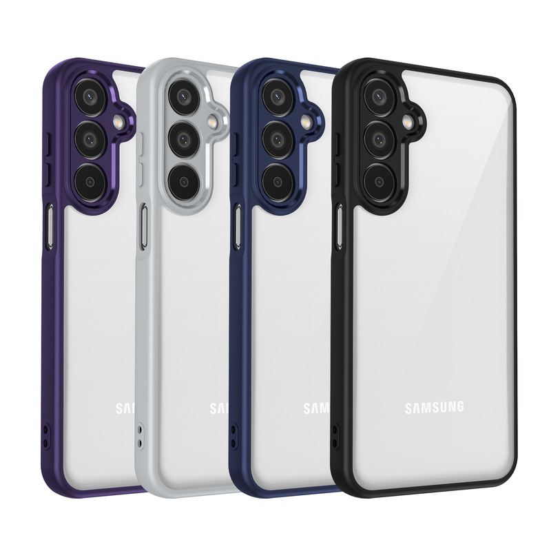 For Samsung M55 mobile phone case acrylic TPU 2 in 1 anti-fall A12 foreign trade M32 frosted edge protective cover For Samsung M55 mobile phone case acrylic TPU 2 in 1 anti-fall A12 foreign trade M32 frosted edge protective cover