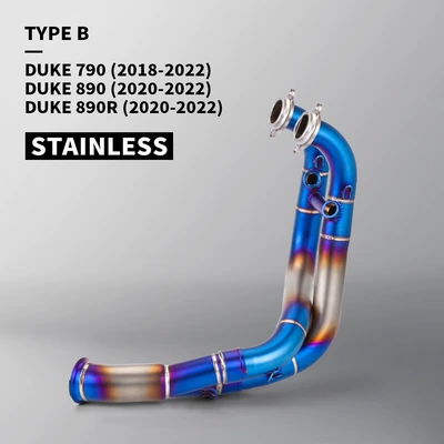 Suitable for KTM 790 Exhaust pipe - b-stainless-steel-with-blued-finish