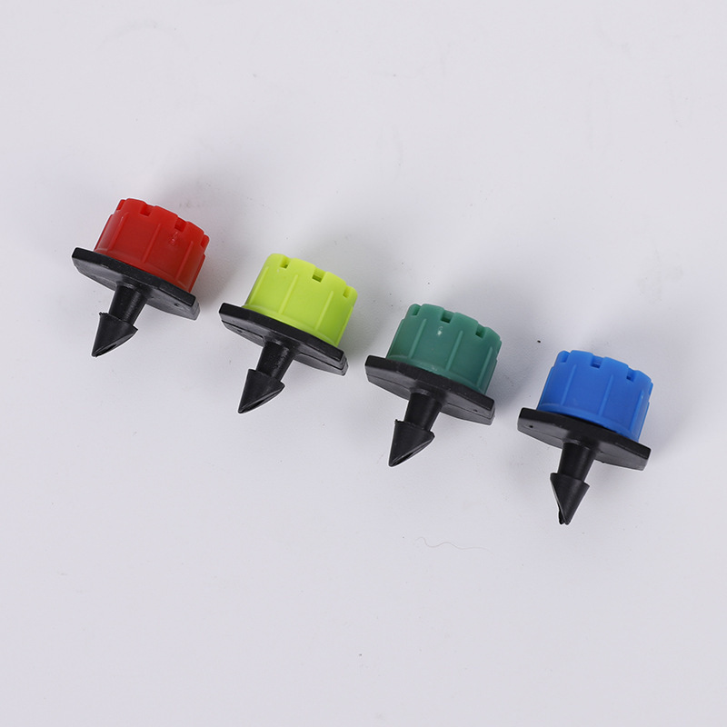 Little Red Riding Hood Little Blue Hat Adjustable Flow Eight-Hole Dripper Agricultural Gardening Irrigation Equipment Water-Saving Gardening Drip Irrigation