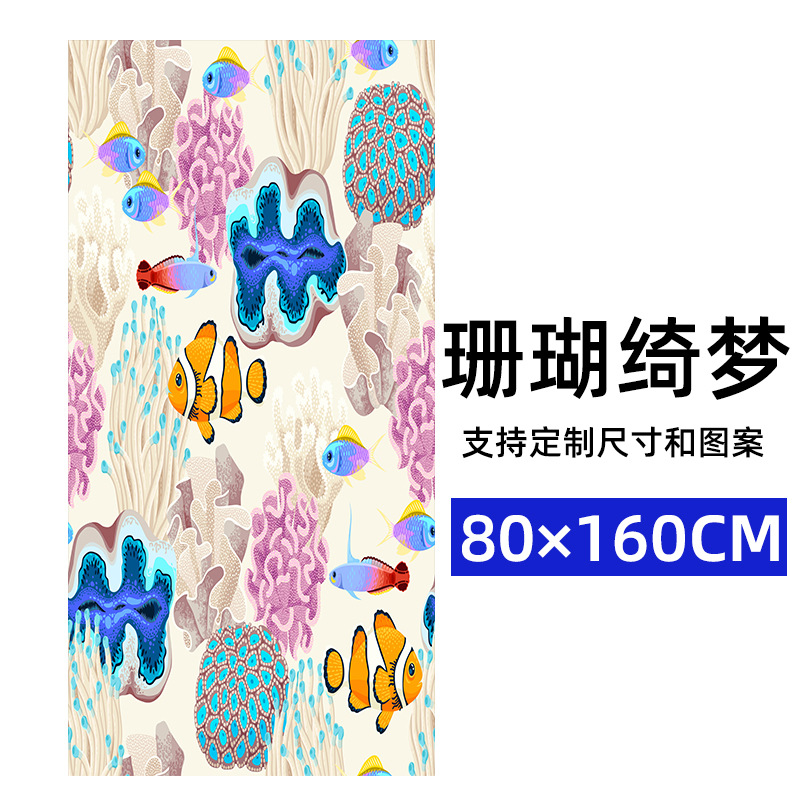 Suministro directo de fábrica de toallas de playa de microfibra para aumentar la absorción de agua de natación, no adherentes a la arena, la impresión de toallas de playa de secado rápido se puede personalizar