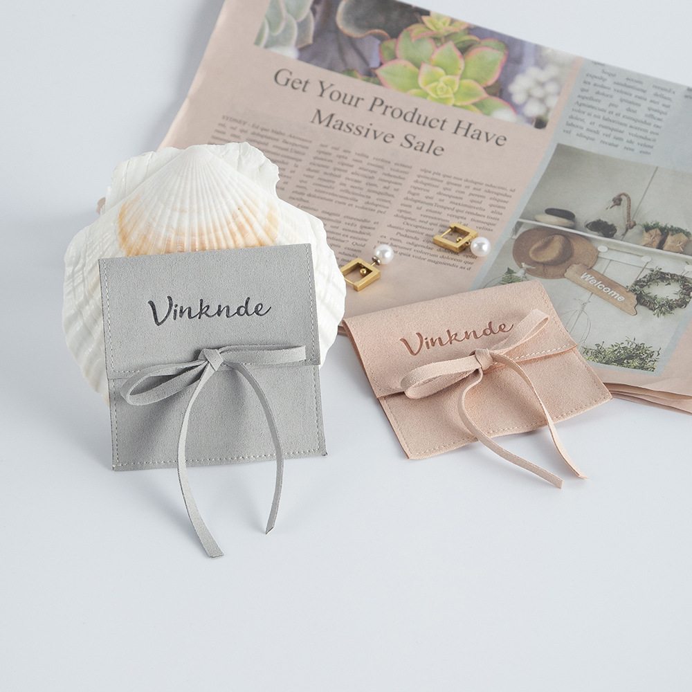 1 Piece Cloth Simple Style Daily Solid Color Jewelry Packaging Bags display picture 6