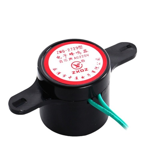 Manufacturer electronic buzzer ZMQ-2729 AC 220v anti-theft music high decibel alarm horn small