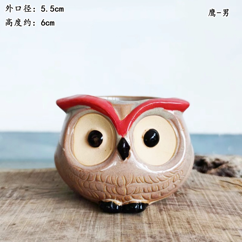 植木鉢の小さい新商品の缶のアイデアの磁器の缶の多い陶磁器の肉のミニ陶のレトロな家庭の陶磁器のたらいの園芸の太い新しいです。|undefined