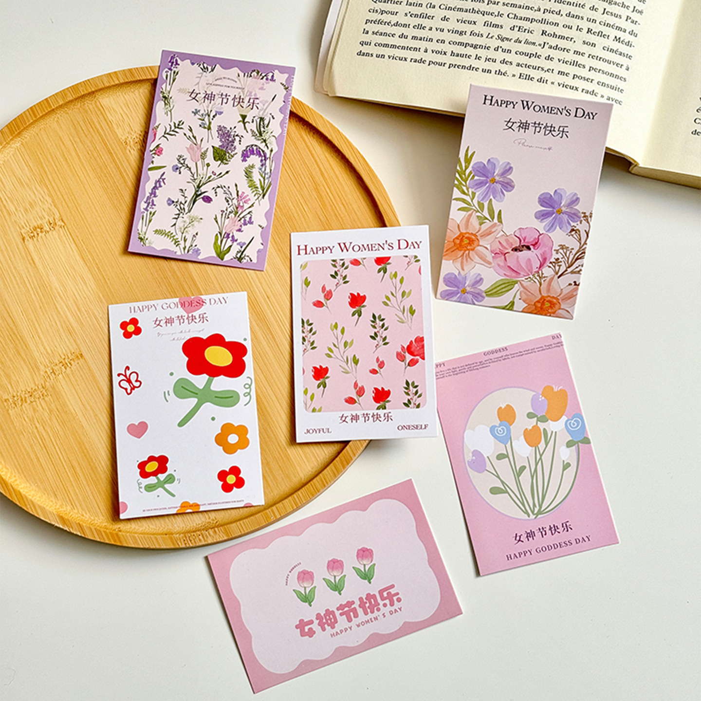 Tarjetas Decorativas para Ramos de Flores 520 de Cartón Blanco para DIY image 3