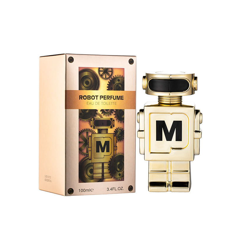 Parfum bărbătesc Phantom Robot nou 2024, 100 ml, de lungă durată, cu nuanță de lemn, parfum echitabil._voghion.com