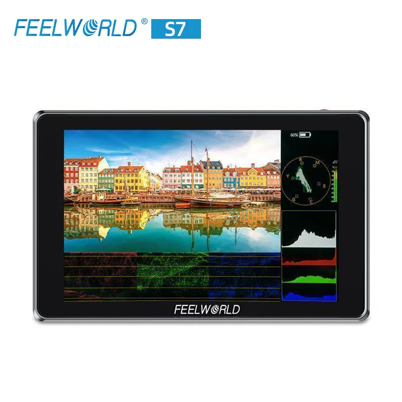 FEELWORLD FEELWORLD S7 7-дюймовый 12G-SDI HDMI2.0 фотомонитор выделенный режиссерский монитор